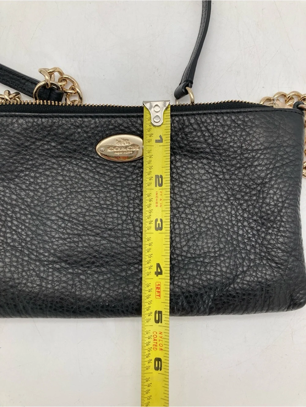 Coach Quinn Pebbled Leather Crossbody Bag